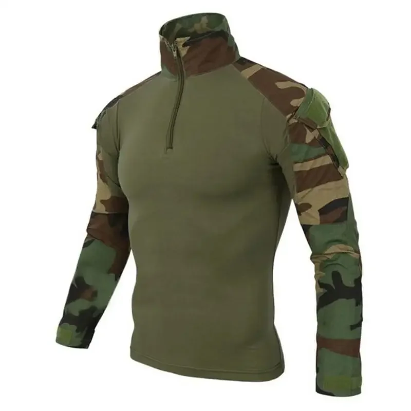 US Exército Tático Uniforme Militar, Airsoft Camuflagem, Combate-Comprovado Camisas, Ataque Rápido, Camisa de Manga Longa, Batalha Strike