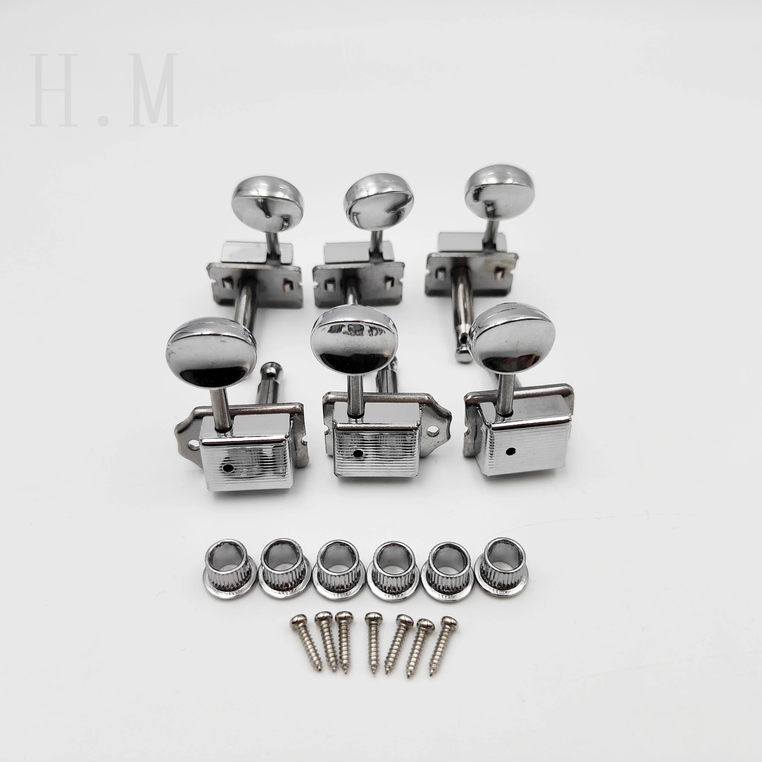 

High end semi closed Tuning Pegs fender style ST SQ electric guitar Tuning Pegs 6R broken chord shaft Guitar accessories