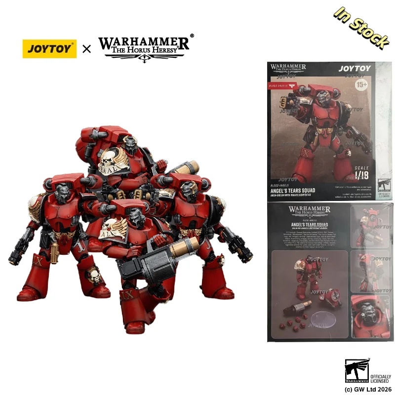 

In Stock 1/18 Scale JOYTOY Warhammer 30K Blood Angels Angels' Tears Squad JT6279 Action Figure Sci-Fi Articulated Action Figure