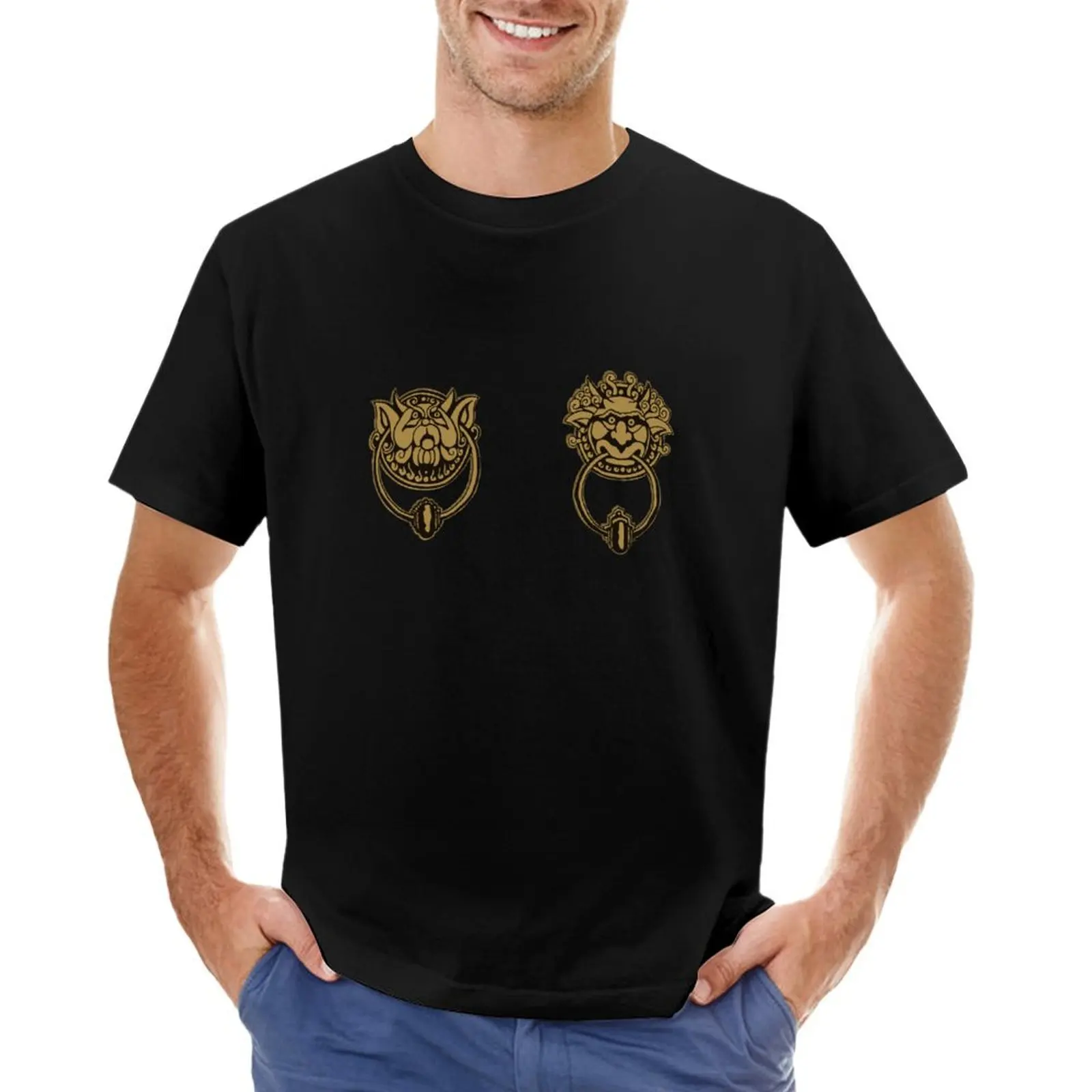 Door Knockers T-Shirt designer shirts quick-drying graphic shirts fruit of the loom mens t shirts