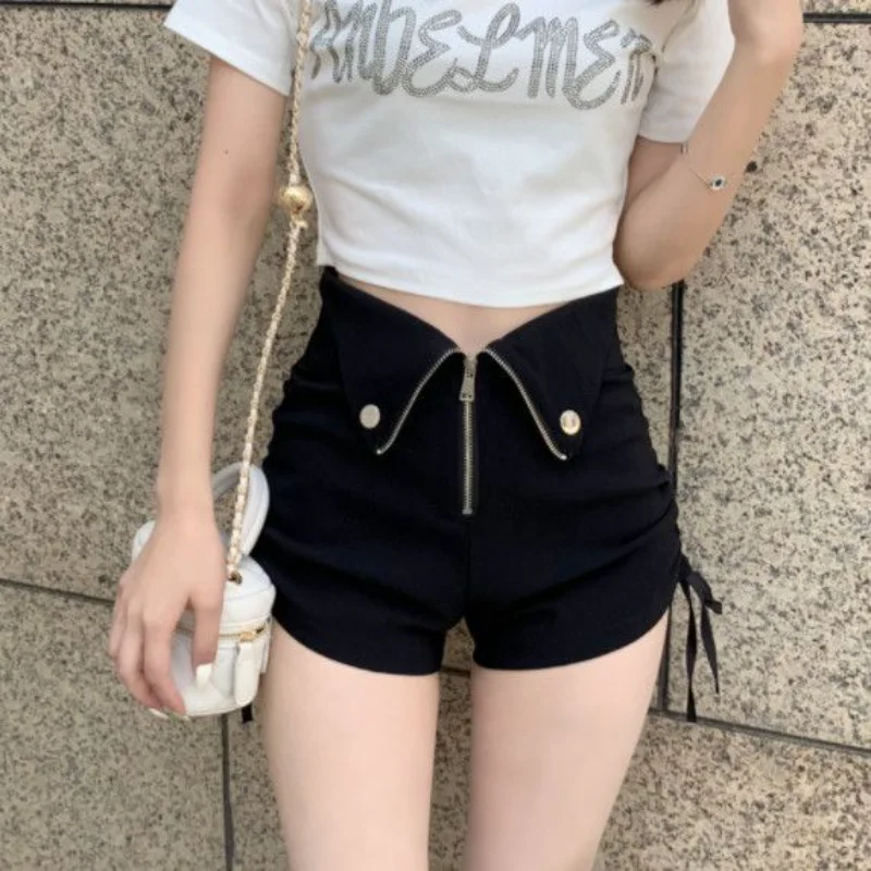 Booty Sexy Tight Womens Shorts High Waist Short Pants for Women To Wear Mini Skinny Clothes Cheap Outdoor Aesthetic Normal Hot