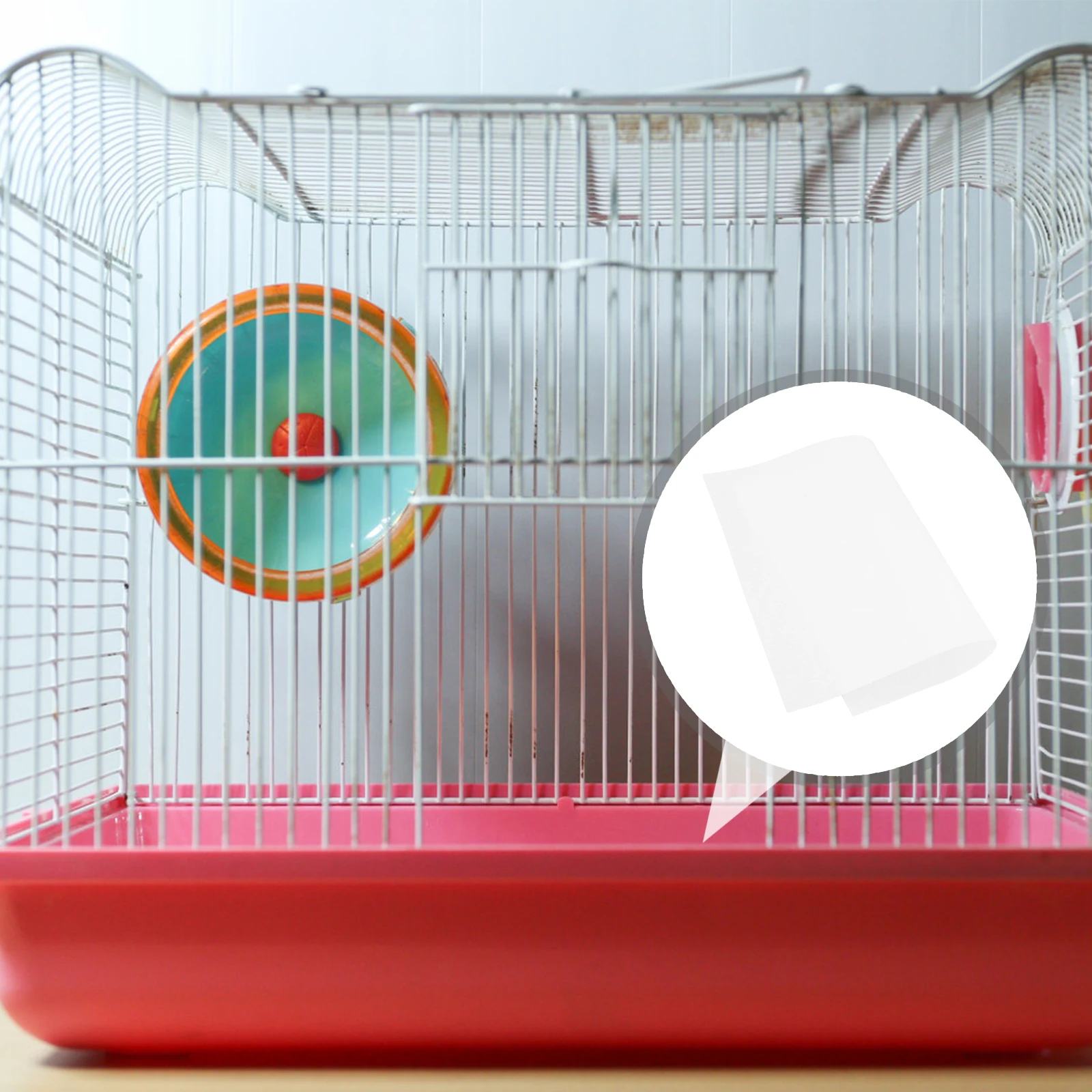 

100pcs Bird Liner Paper Absorbent Disposable Pet Mat For Parrot Cage Cushion Animal Cage Accessories Environmentally Friendly