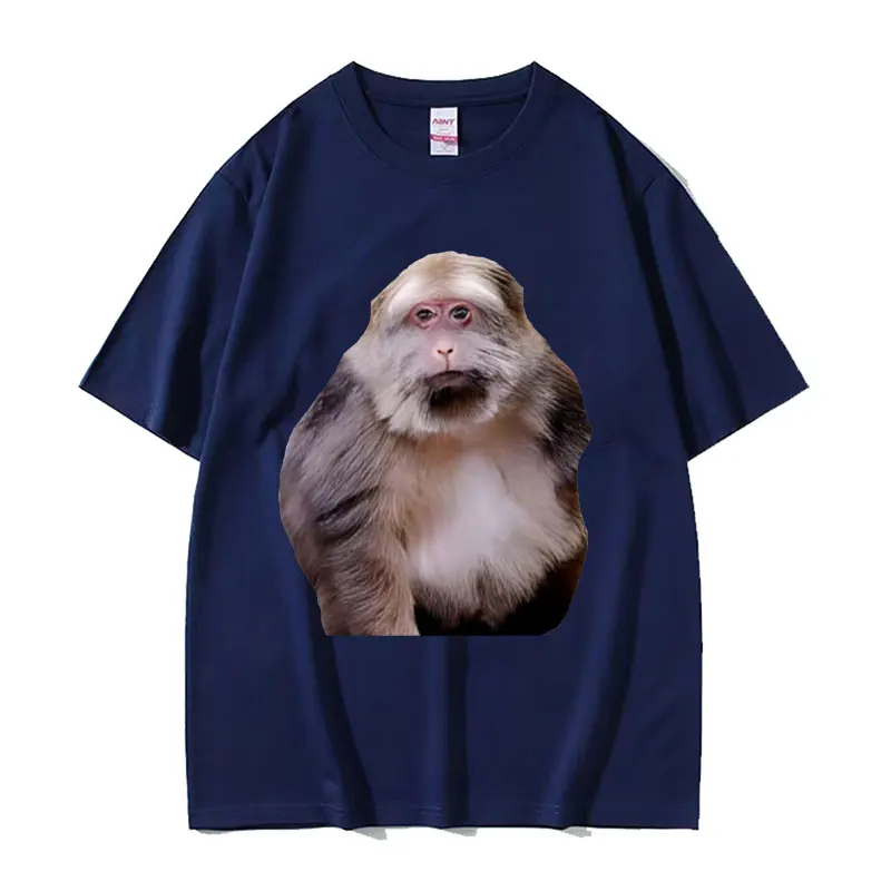 Funny Xing Xing Monkey Meme Graphic T Shirt Men's Women High Quality Cotton Tee Shirt Retro Fashion Oversized T-shirt Streetwear