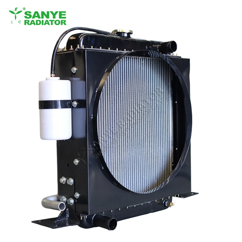 

Small Size 4100/4105/4108 Aluminum Water Tank Oil Cooler Assembly for Agricultural Loader Radiator