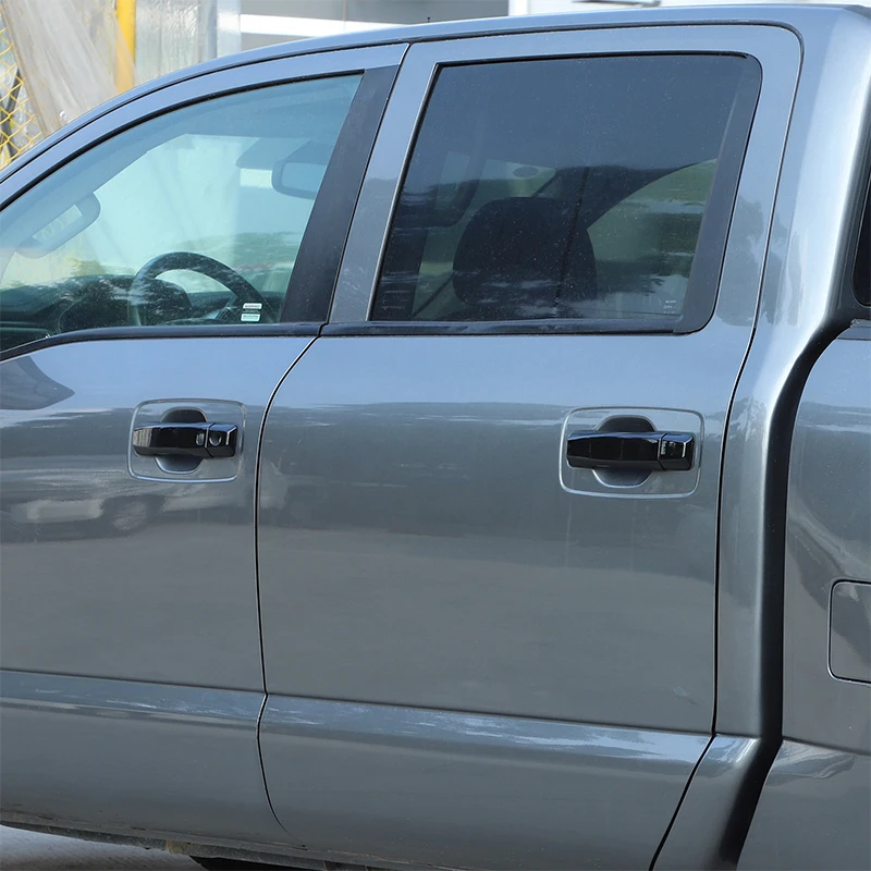 

Suetlcoity For Nissan Titan 2016-2023 ABS Carbon Fiber Car Handle Frame Cover Trim Sticker Car Accessories