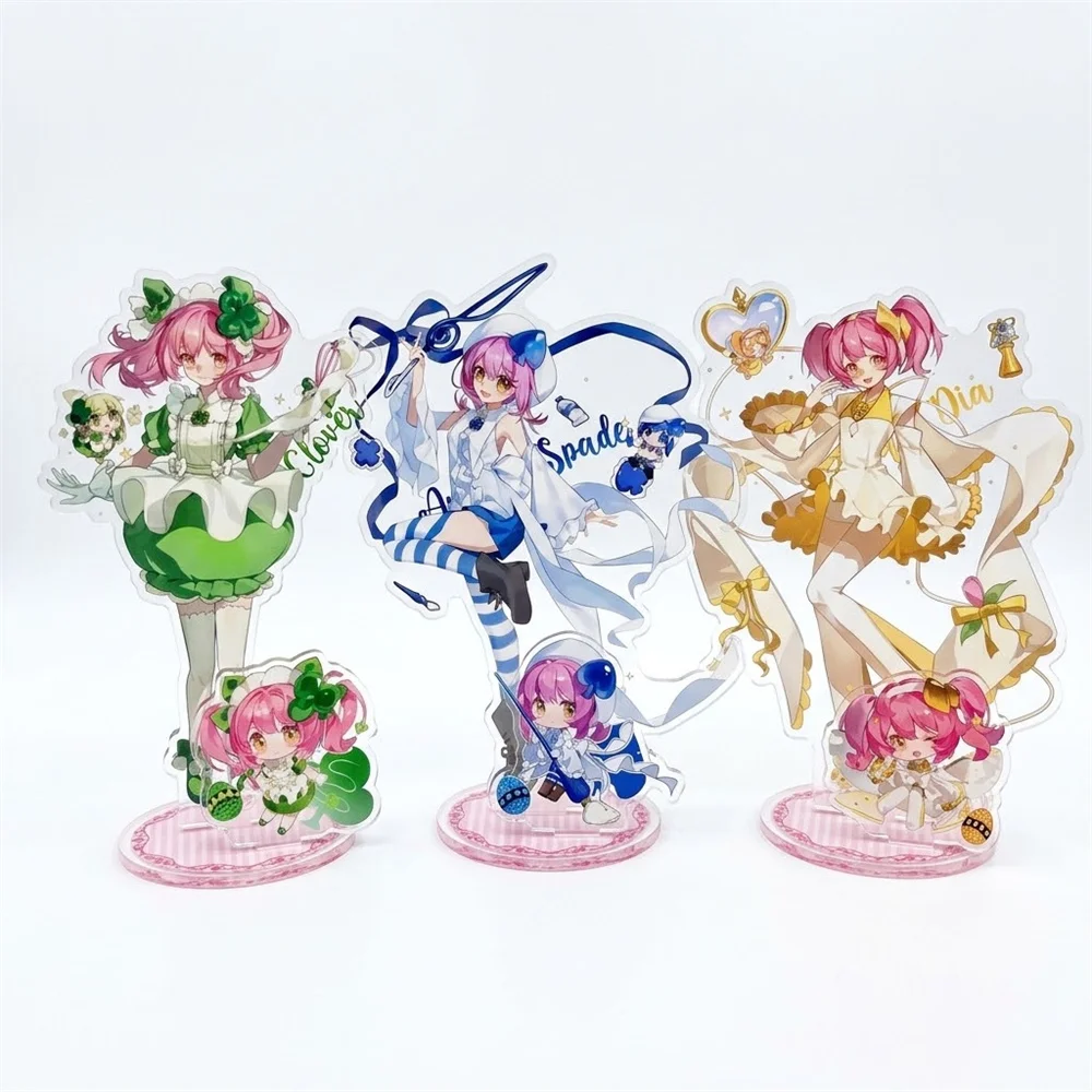 15CM Anime Shugo Chara! Acrylic Keychain Model Cosplay Charm Characters Ornament Accessories Goods Collection Christmas Gifts