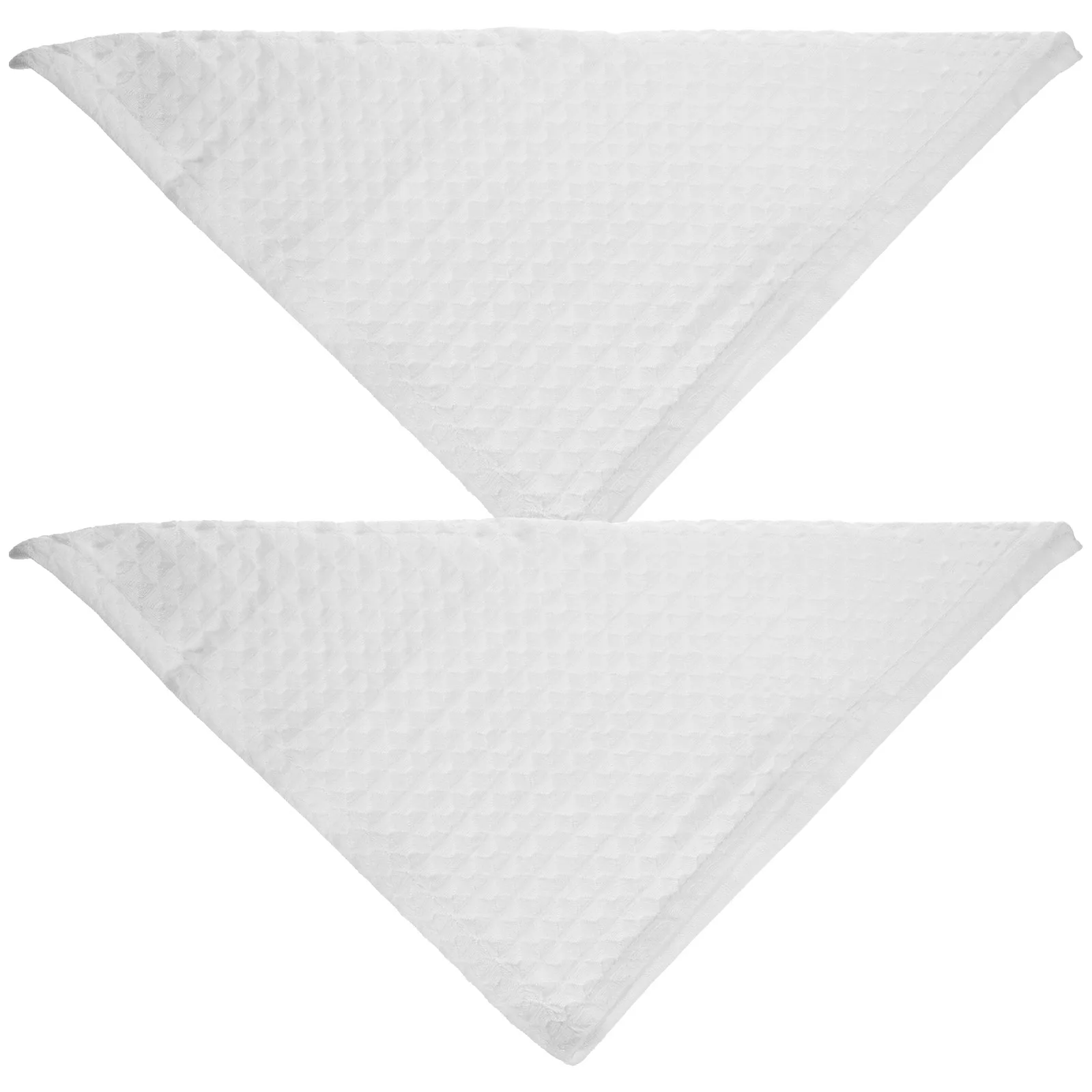 

2pcs Washcloths Square Water Absorbent Soft Skin-Friendly For Face Hand Cleaning Bath Towels Bulk Waffle Cotton Washcloths