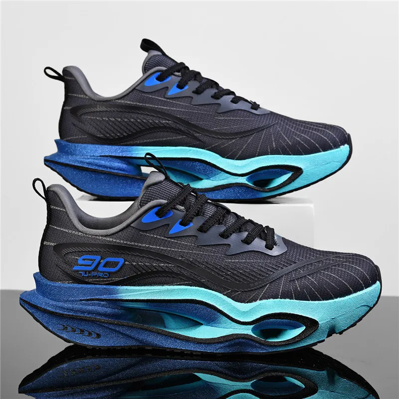 Men's Sports Shoes Carbon Plate Running Shoes Male Marathon Sneakers Racing Shock-absorbing Athletics Training Shoes for Women