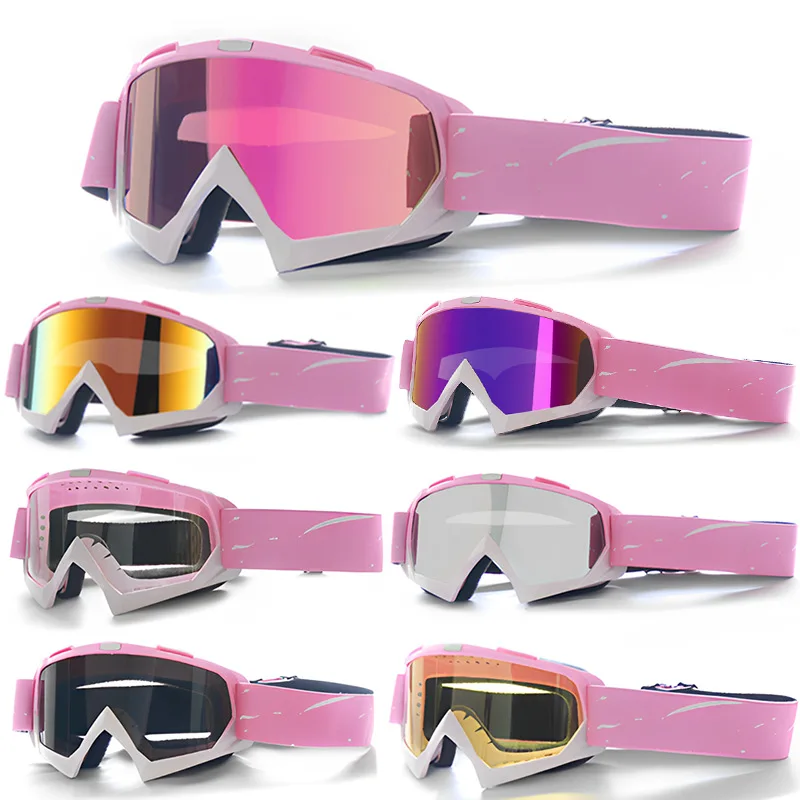 Skiing Goggles Windproof Cycling Motorcycle Goggles Winter Anti-Fog Snowboard Ski Glasses Ski Mask Tactical Goggle Sunglasses