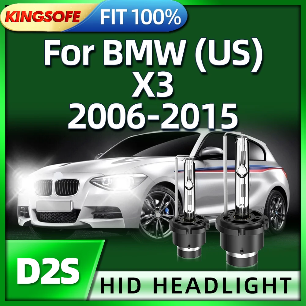 

Roadsun D2S Headlamp Xenon HID Lamp 6000K Bright White For BMW (US) X3 2006 2007 2008 2009 2010 2011 2012 2013 2014 2015