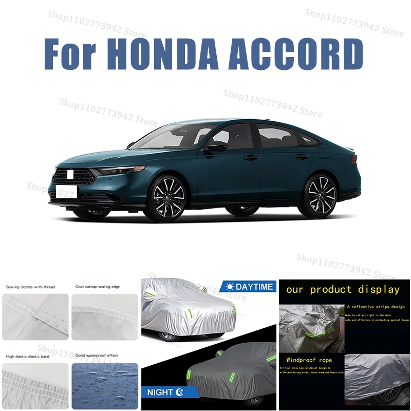 

Car Cover Protection Sunscreen Heat Insulation Dust Resistant Scratch For HONDA ACCORD Car Exterior Accessories