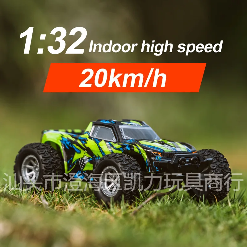 Generic 1:32 Mini RC 4WD All Terrain Off Road Truck 20km/h High Speed Climbing Drift Car Toy for Boys Kids Indoor Outdoor