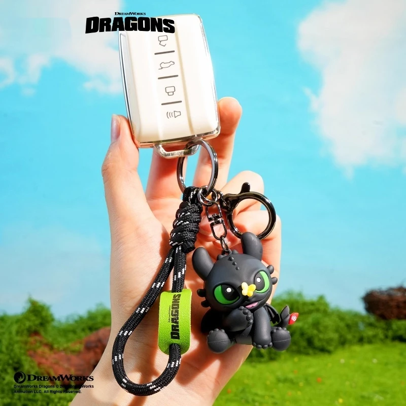Authentic Dragon Taming Master Flying Toothless Boy Keychain New Bag Pendant Small Accessories Car Keychain