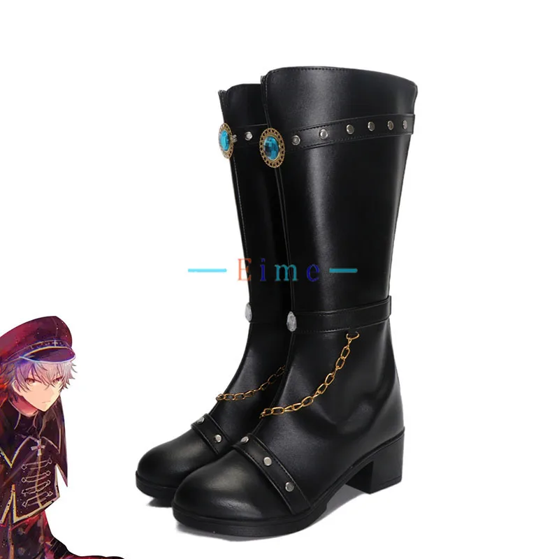 

Игровой ансамбль со звездами Сакума Рей, обувь для косплея, обувь из искусственной кожи, карнавальные ботинки на Хэллоуин, реквизит для косплея, индивидуальный заказ