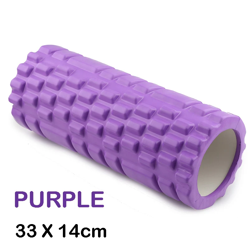 Yoga Column Fitness Pilates Foam Roller Yoga blocks Train Gym Massage Grid Trigger Point Block 33cm