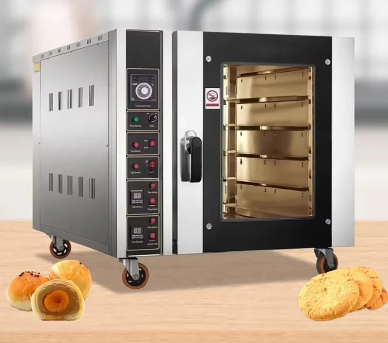 Heavy Duty 5-Tray Electric Convection Oven Commercial Baking Equipment