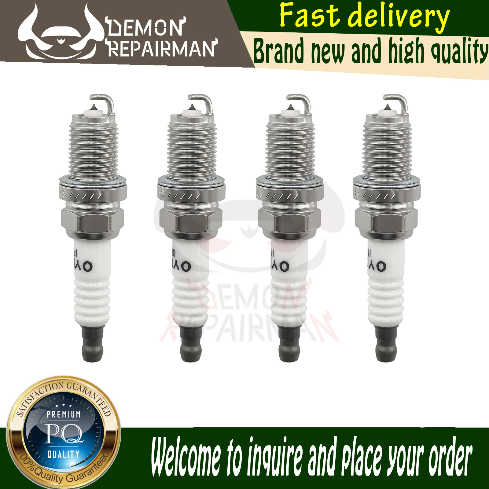

4pcs lot IRIDIUM Spark Plug Compatible with Mitsubishi 3000GT Diamante Eclipse Galant 18814-11051 18817-11051 18823-11091
