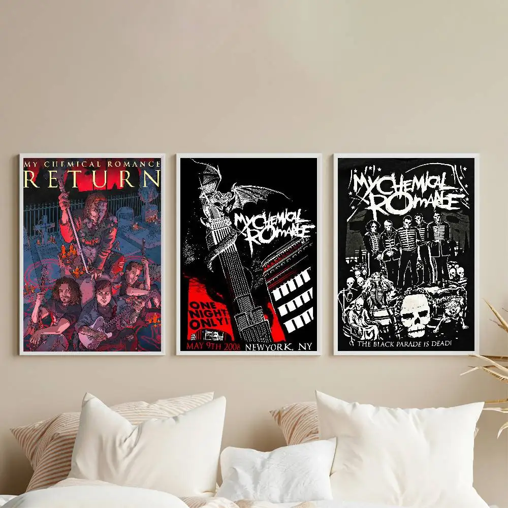 M-My C-CChemicaS R-RomanceS Poster HD Posters Home Room Bar Cafe Decor Wall Art Painting Picture