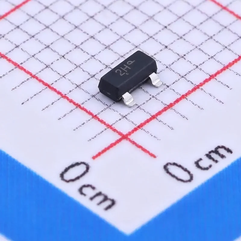 100PCS/LOT MMBTA55LT1G marking 2H Bipolar (BJT) Transistor PNP 60 V 500 mA 50MHz 225 mW Surface Mount SOT-23-3 (TO-236)