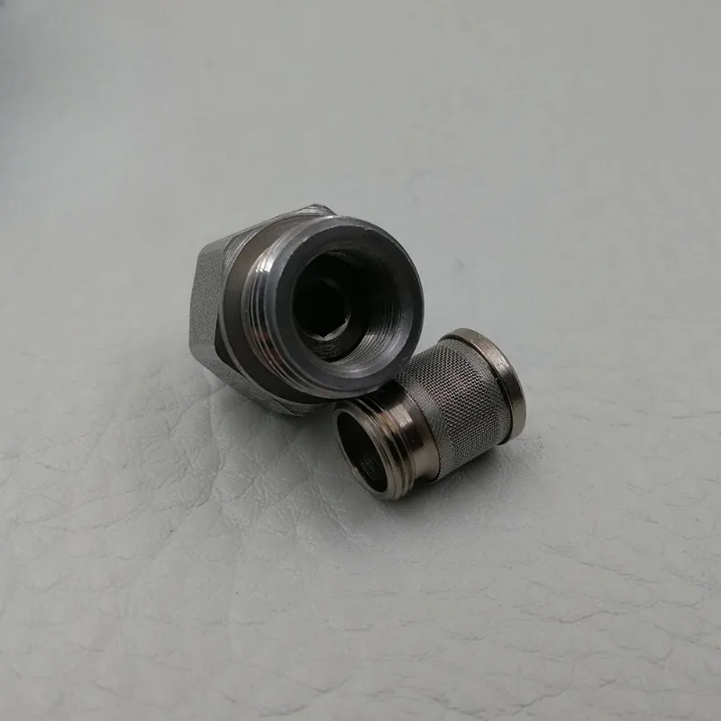 Brass Fuel Oil Nozzle 60° Solid Spray With Filter 0.65‑26GPH Boiler Burner Injection Jet
