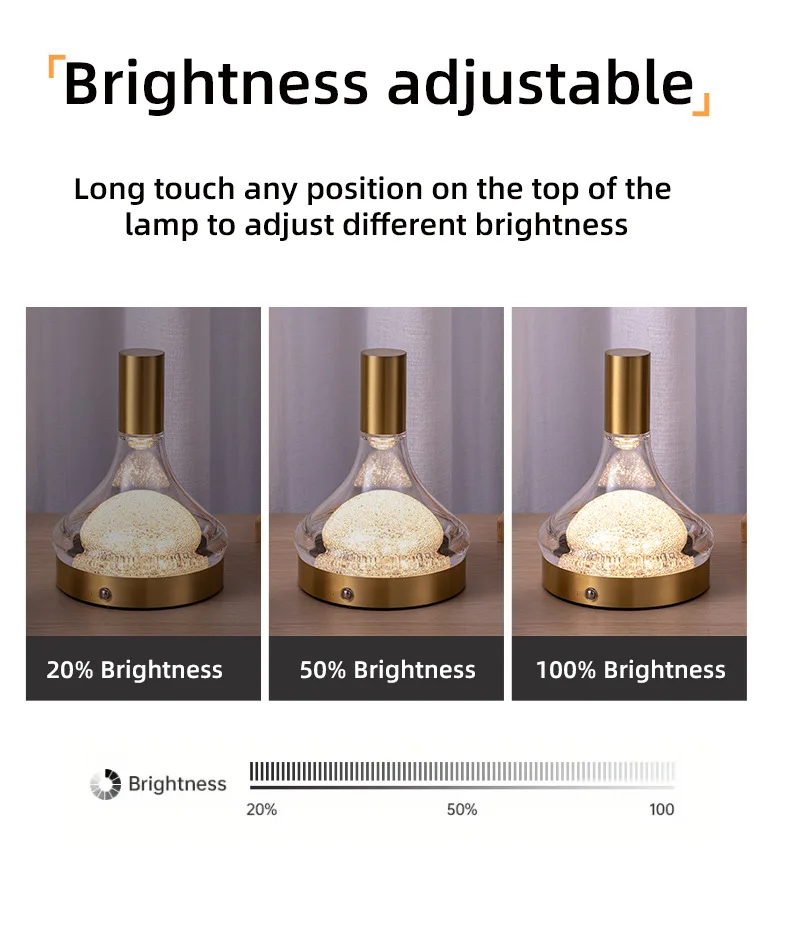 الإبداعية ضوء الليل USB مصباح طاولة قابل لإعادة الشحن غرفة نوم مصباح الحد الأدنى