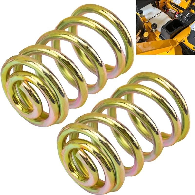 

ABGE-(4 Set Of) 283516 Compression SEAT Spring & 422127-4 Cap For Grasshopper, John Deere Mower Seat Part