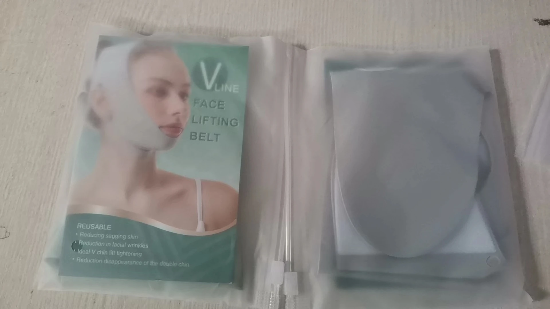 قابلة لإعادة الاستخدام الوجه التخسيس ضمادة الخامس خط الوجه المشكل النساء الذقن الخد رفع حزام تدليك الوجه حزام الوجه العناية بالبشرة أدوات التجميل #2