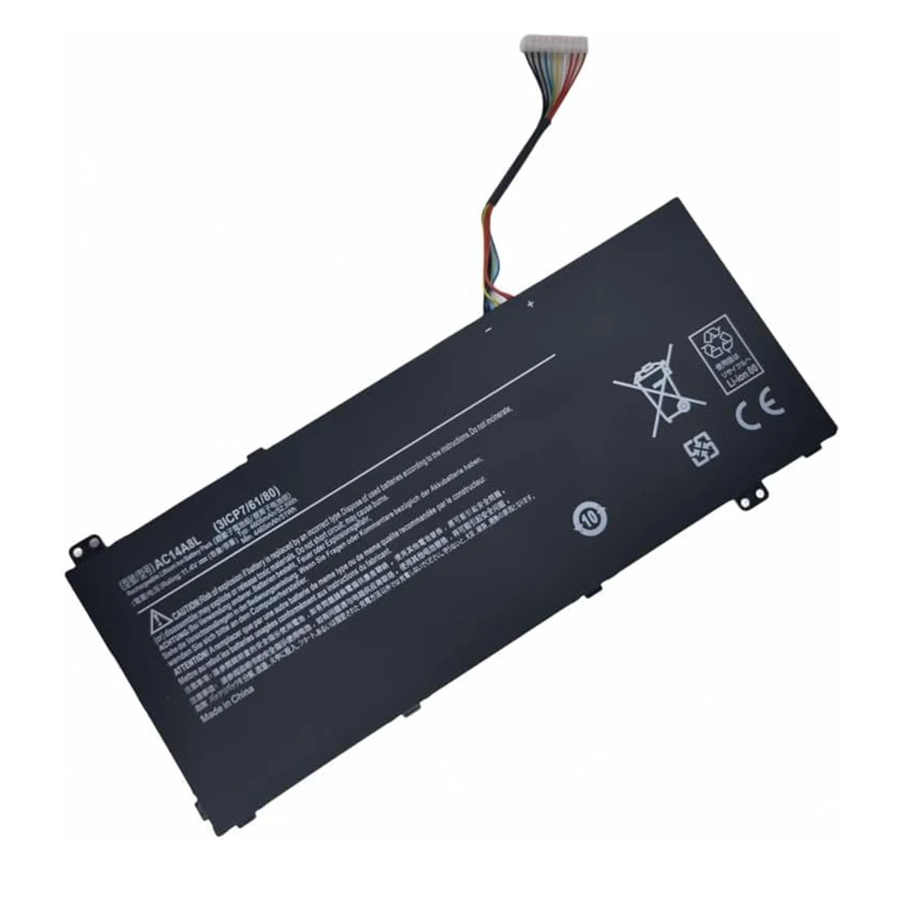 AC14A8L Laptop Battery Replace for ACER V15 Nitro Aspire VN7-571 VN7-591 VN7-571G VN7-791G VN7-591G-77A9 VN7-791 Series AC14A8L