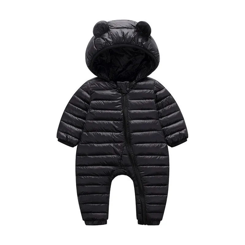 Baby Boys Girls Down Romper 2022 Winter Children Overalls For Baby Snowsuit Infant Warm Jumpsuit Newborn Kids Clothes Rompers