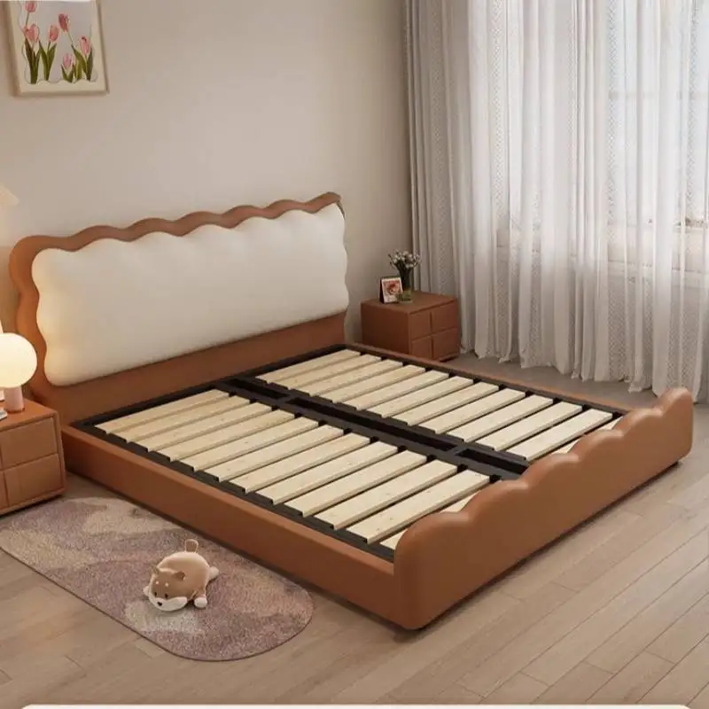 Nordic Storage Reading Bed Kids Support Unique Couples Lounges Modern Bed Household Luxury Wooden Camas De Dormitorio Furniture