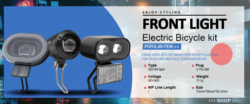 48V Wasserdichtes Elektrisches Fahrrad-Rücklicht Hochleistungs-Rücklicht für E-Bike Sicherheitszubehör DR006 – Detail 1
