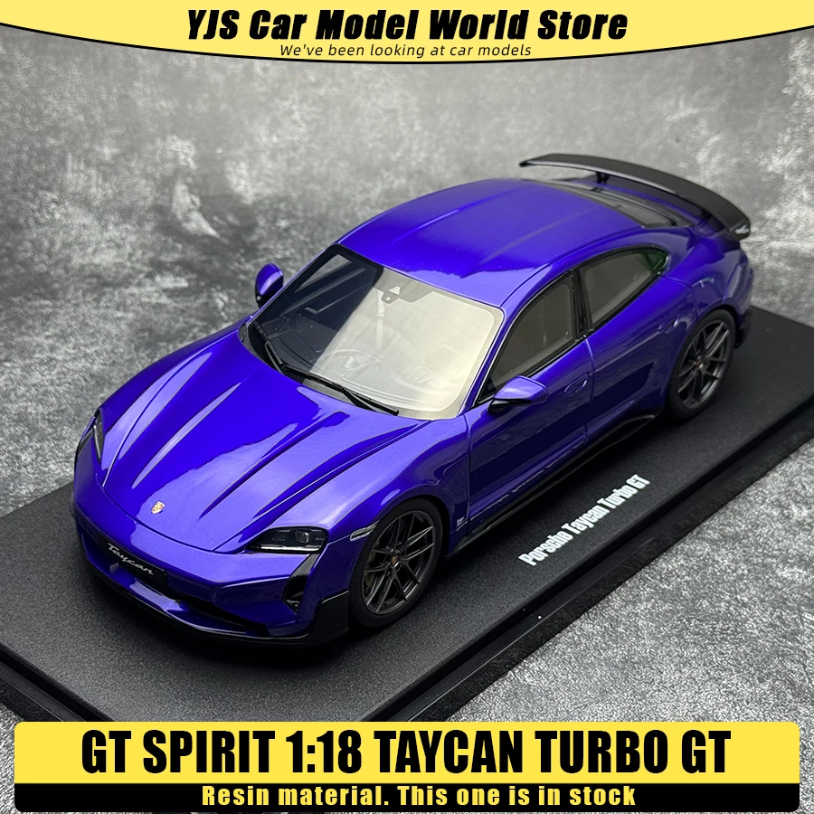 

GT Spirit 1:18 TAYCAN TURBO GT смоляная модель автомобиля статическое украшение праздничный подарок коллекция