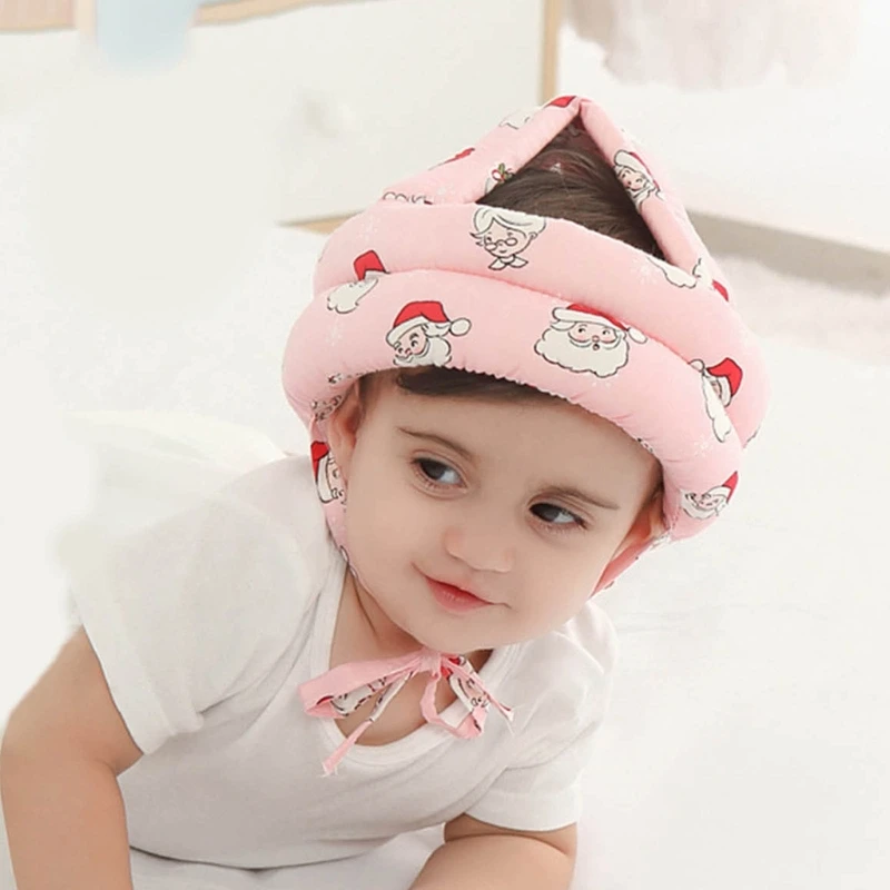 Baby Safety Cap Toddler Walking Safety Hat Baby Anti-Impact Helmet Cotton Cap Protects Babies from Accidental Fall