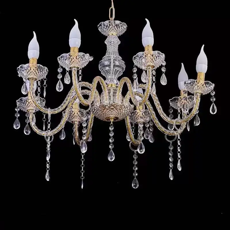 Wedding Decoration Crystal Acrylic Candle Holder Stand 5 8 Arms Tall Clear Candelabra Centerpieces for Wedding Table