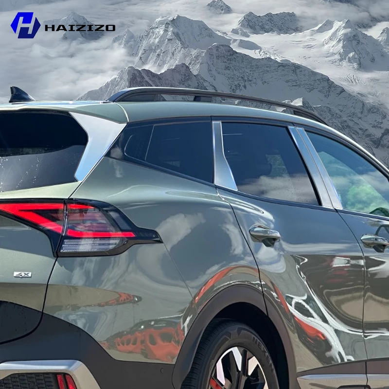 

For Kia Sportage NQ5 2022-2026 BC Pillar Protective Film TPU Anti-Scratch Anti-Fingerprint Vinyl Sticker for Car Door Trim Cover