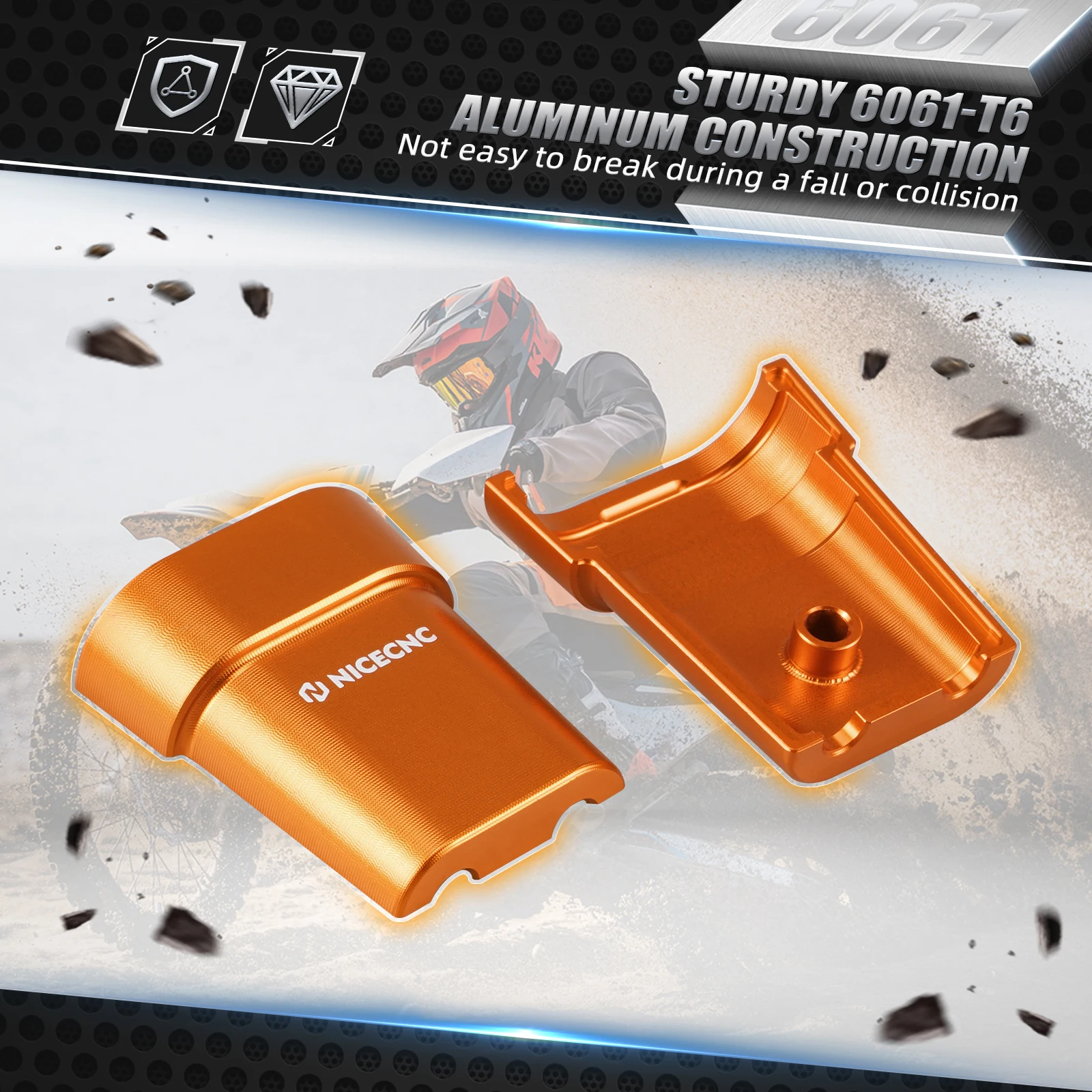 KTM EXC 300 2023 スロットルケーブルガードカバープロテクター XCF-W 500 EXC-F 450 SX-F 350 XC-W 300 EXC 250 XC 150 SX 125 2017-2022用