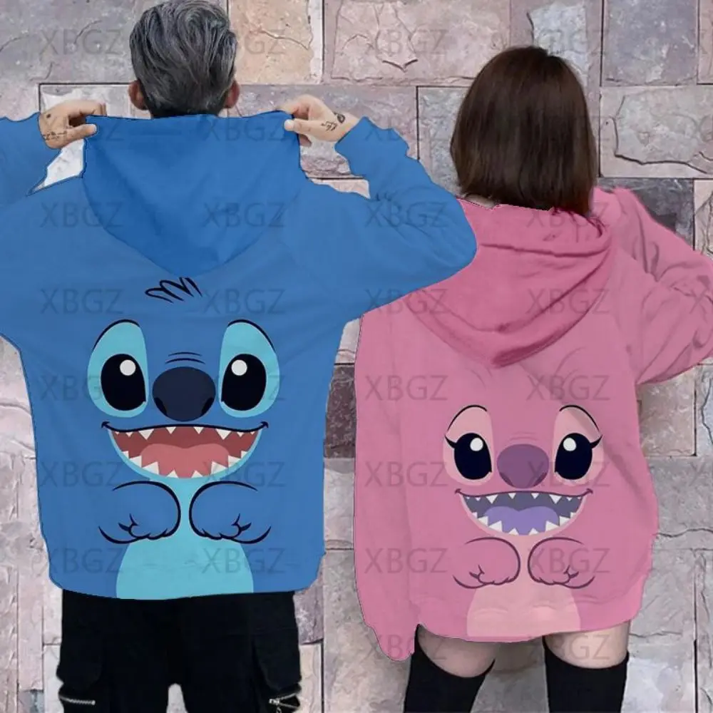 Couple Outfit Sweatshirt Stitch Woman Sweatshirts Disney Men's Hoodies Children's Hoodie Fashion Women's 2022 Top Clothing Y2k