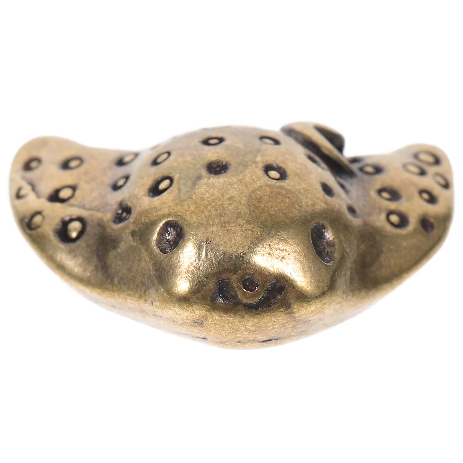 Statue de poisson en laiton, style vintage, élégante sculpture d'animal marin pour table, bureau, étagère, armoire, aquarium, artisanat en laiton.