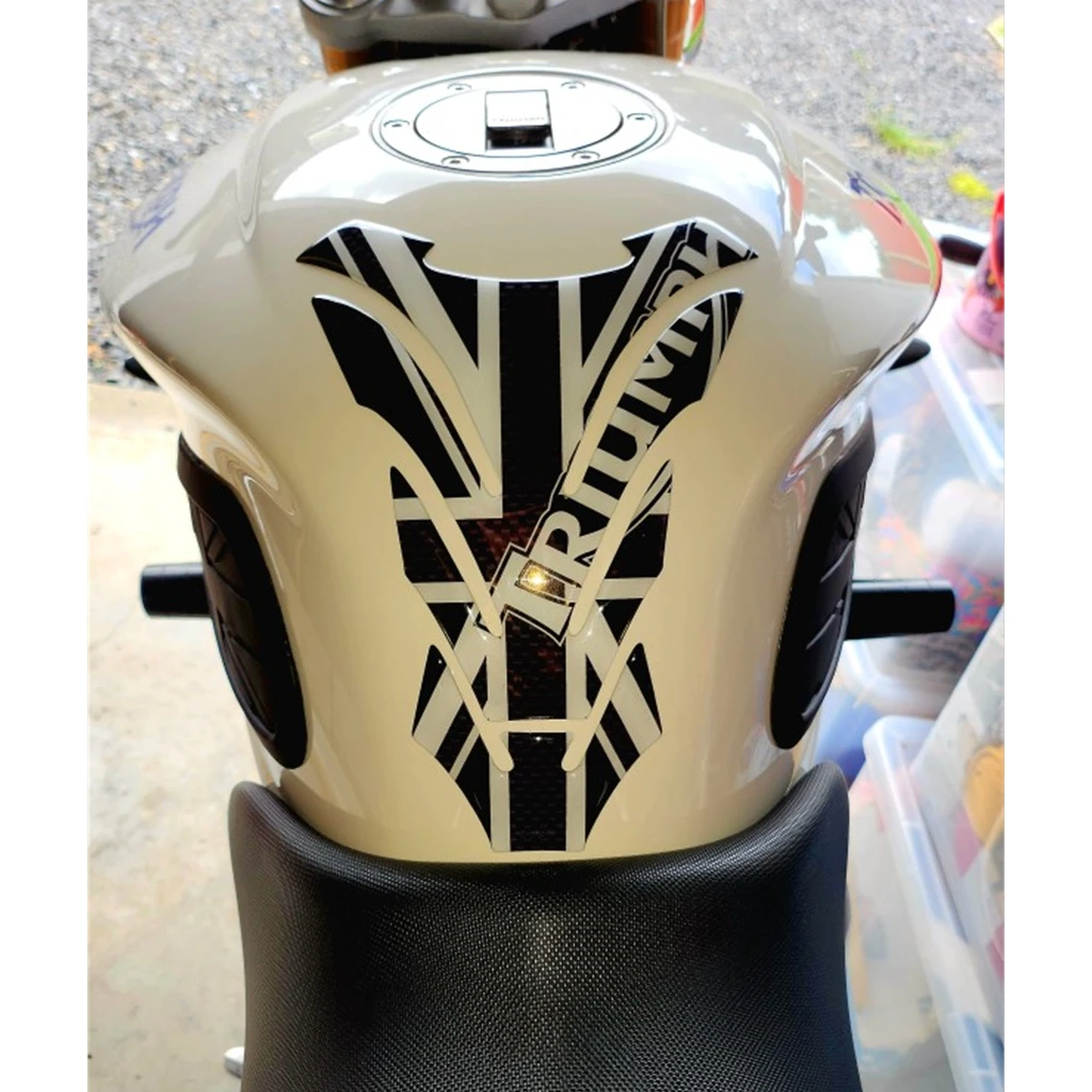 Motorcycle Fuel Gas Tank Cover Pad Guard Sticker 3M PVC Decal For Speed Street Triple 1050 800 675