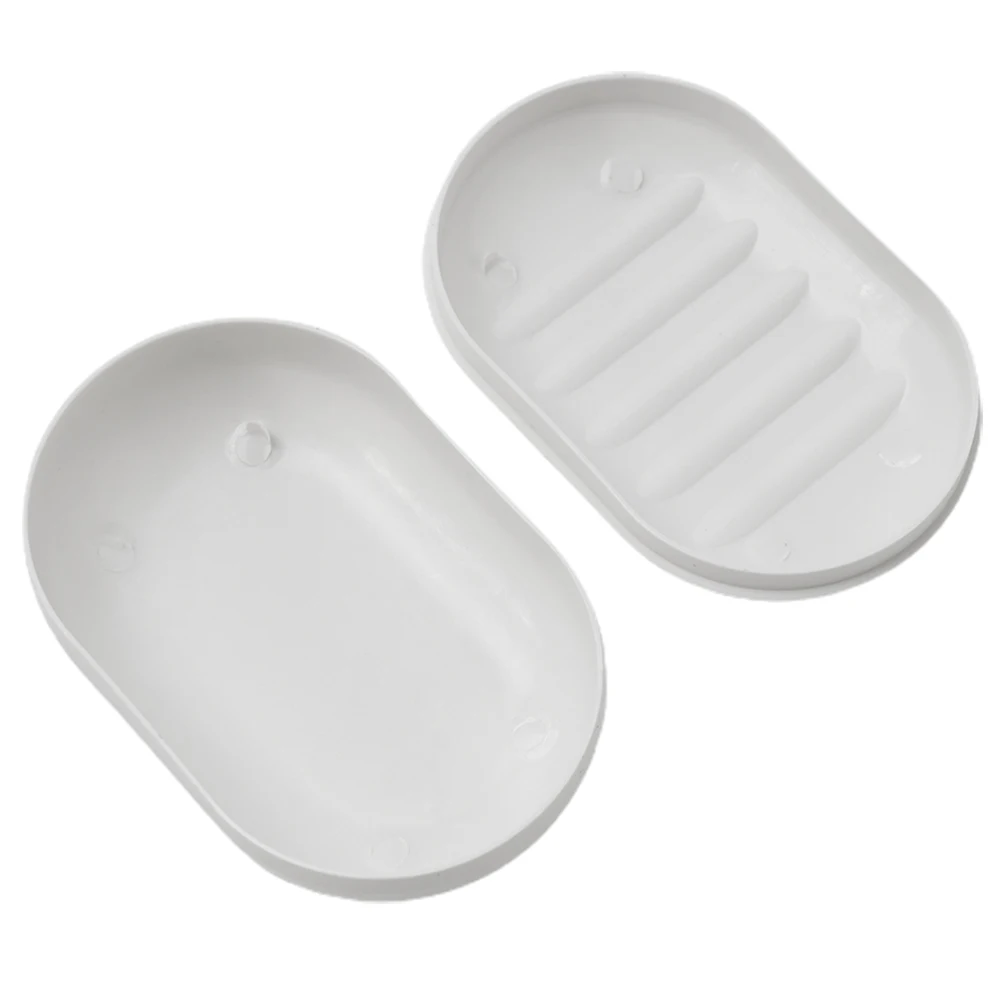 Saboneteira de banheiro fashion oval 1 peça 11.2*7.5*3.8 recipiente material pp portátil selado chuveiro viagem com tampa