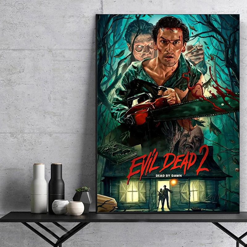 Classic Horror Movies The Evil Dead Posters Horror Film Prints Canvas Painting Wall Art Pictures Home Living Room Movie Decor