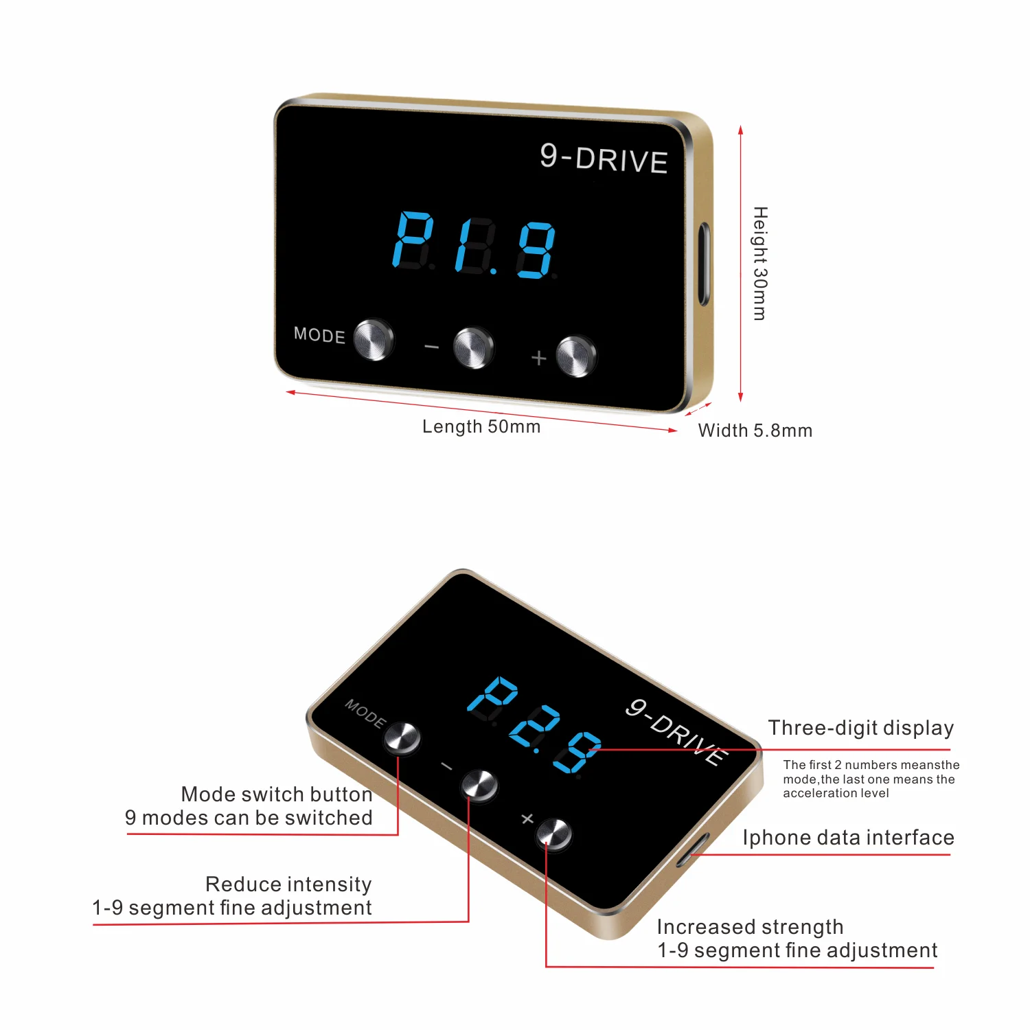 Electronic throttle controller accelerator for Porsche Cayman 2006+