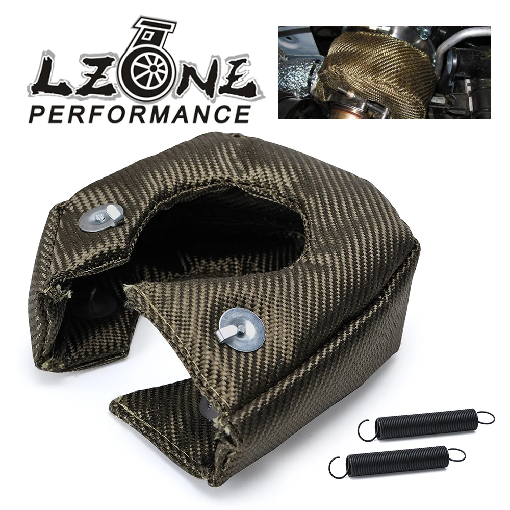 LZONE - T25/T28 GT25 GT28 GT30 GT35 TURBO/TURBOCHARGER 100% FULL TITANIUM HEAT SHIELD/WRAP BLANKET JR1302-2T