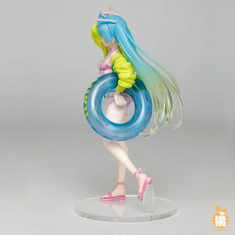spot-hatsune-future-swimsuit-figure-pink-bikini-yellow-green-sunscreen-jacket-blue-swimming-ring-secondary-element-ornament