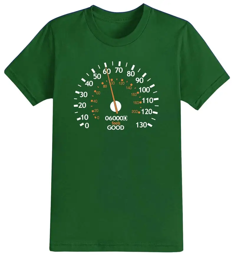 Mens Speedometer 60th Birthday Gift Sixty Gifts Year 2023 Unisex T-Shirt Funny Tee Present 60 Years Old