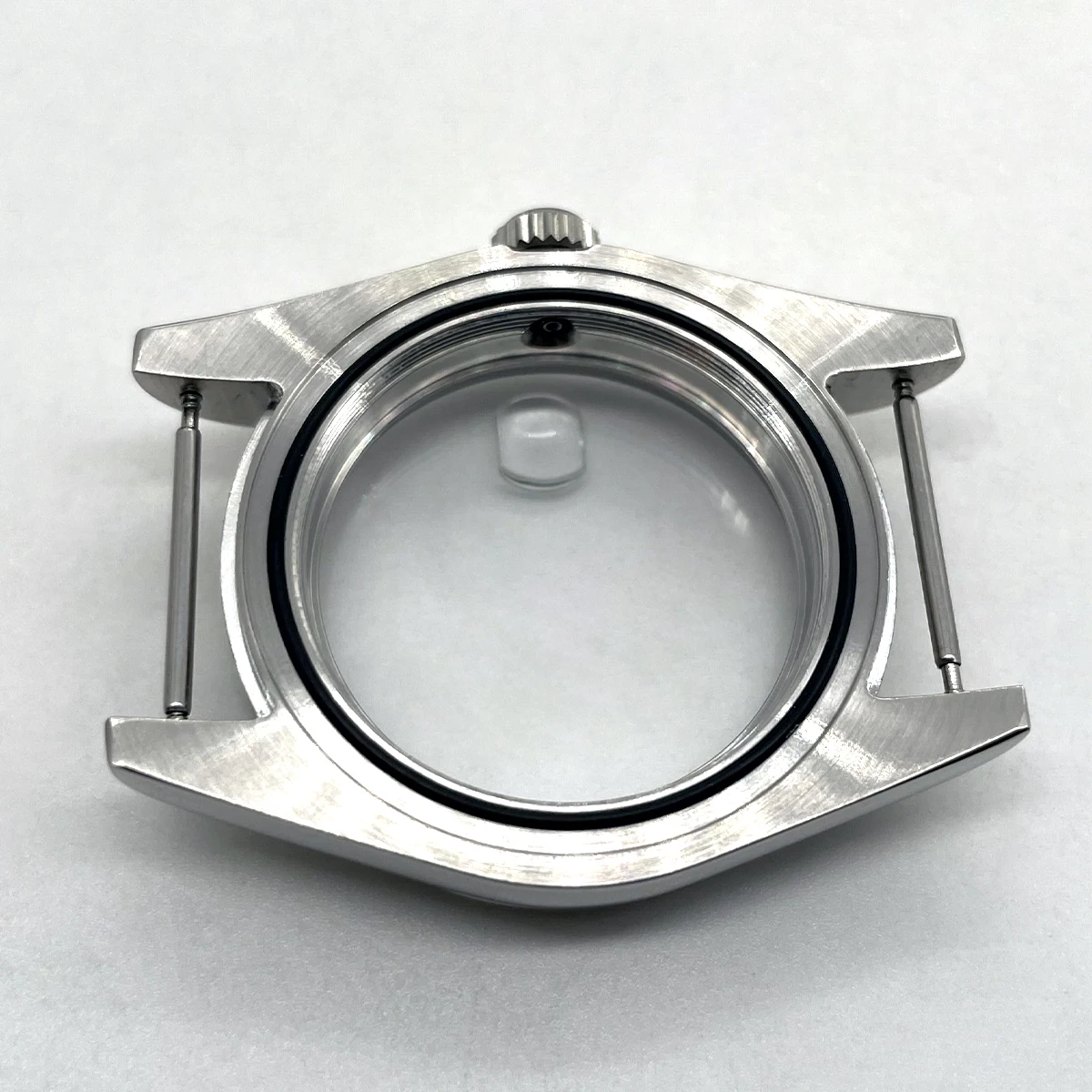 Neiton 36mm/39mm Silver Watch Case Watch Case 316L Stainless Steel For Seiko NH35 NH34 NH36 NH38 Miyota 8215 Movement image 2