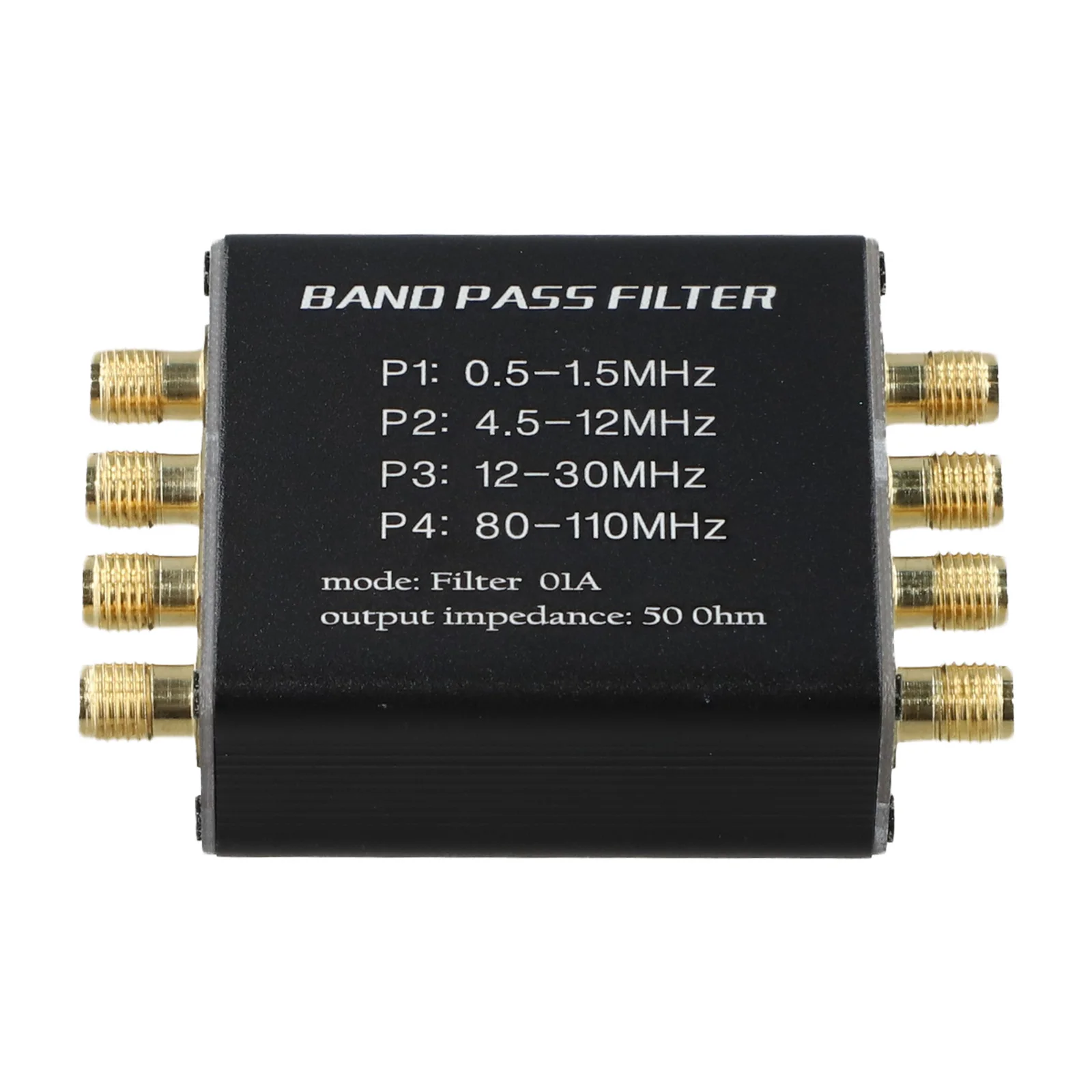 

Radio PreFilter with 4PASS Filters BPF 06A 1Hz300MHZ 50 Ohm for SMA Socket Reduce Interference in Medium Wave and FM Broadcasts