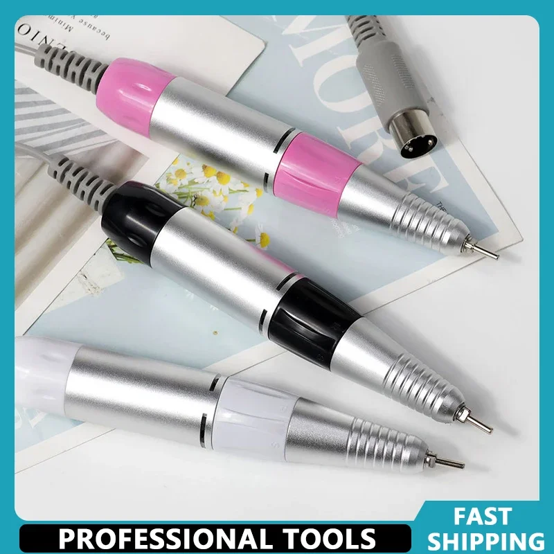 

35000rpm 5Pins Electric Nail Drill Machine Handle Handpiece Pedicure Replacement Pen Manicure Beauty Tool ABE Accessory