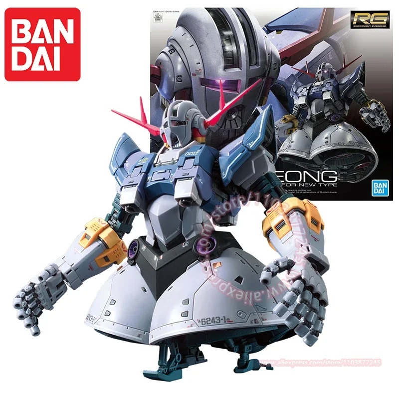 BANDAI GUNDAM MSN-02 ZEONG RG 1/144 Regular Version Hand Model Assembled Toy Movable Figure Ornaments Decoration Birthday Gift