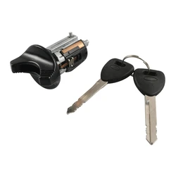 Ignition Lock Cylinder with Key for Ford Lincoln Mercury F3DZ11582E Black Bezel